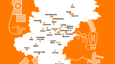 Mapa miast, w których odbywa się Industriada 2026
