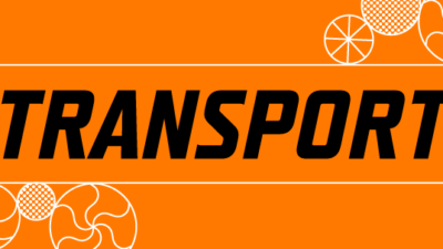 Grafika promocyjna bezpłatnego transportu podczas Industriady 2026
